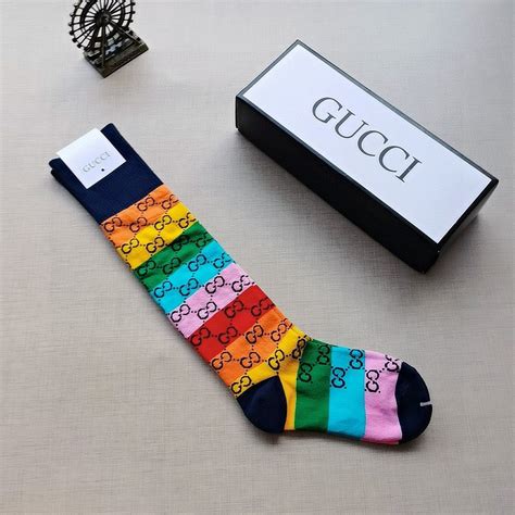 gucci socks rainbow|Gucci socks usa.